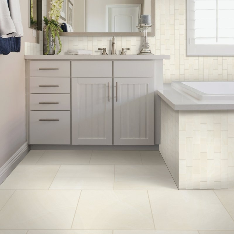 Elite Floors is providing tile flooring solutions in Winnipeg, MB Grand Boulevard-  Simple White Polish